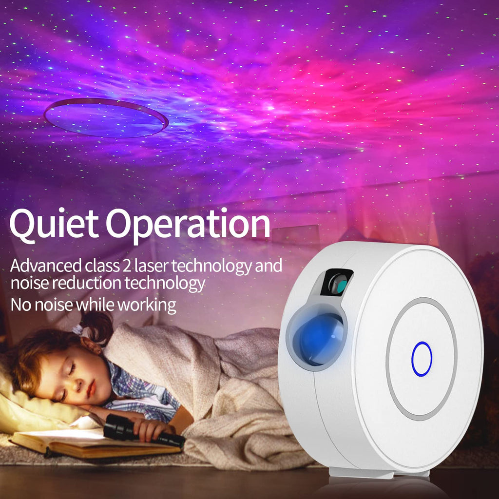 CHIGIH Smart Galaxy Projector, LED Starry Sky Night Light Star Projector, Nebula Ceiling Night Light App & Voice Controlled Northern Lights Projector for Room Bedroom Parties Decor Birthday Gifts